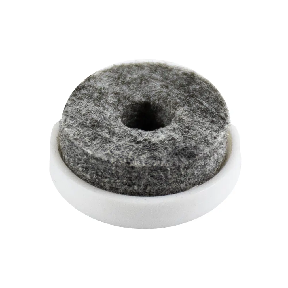 Накладки на мебельные ножки на саморезе 25 мм круглые войлок цвет серый 4 шт DILWIS STLM-2210086 - Вид №2