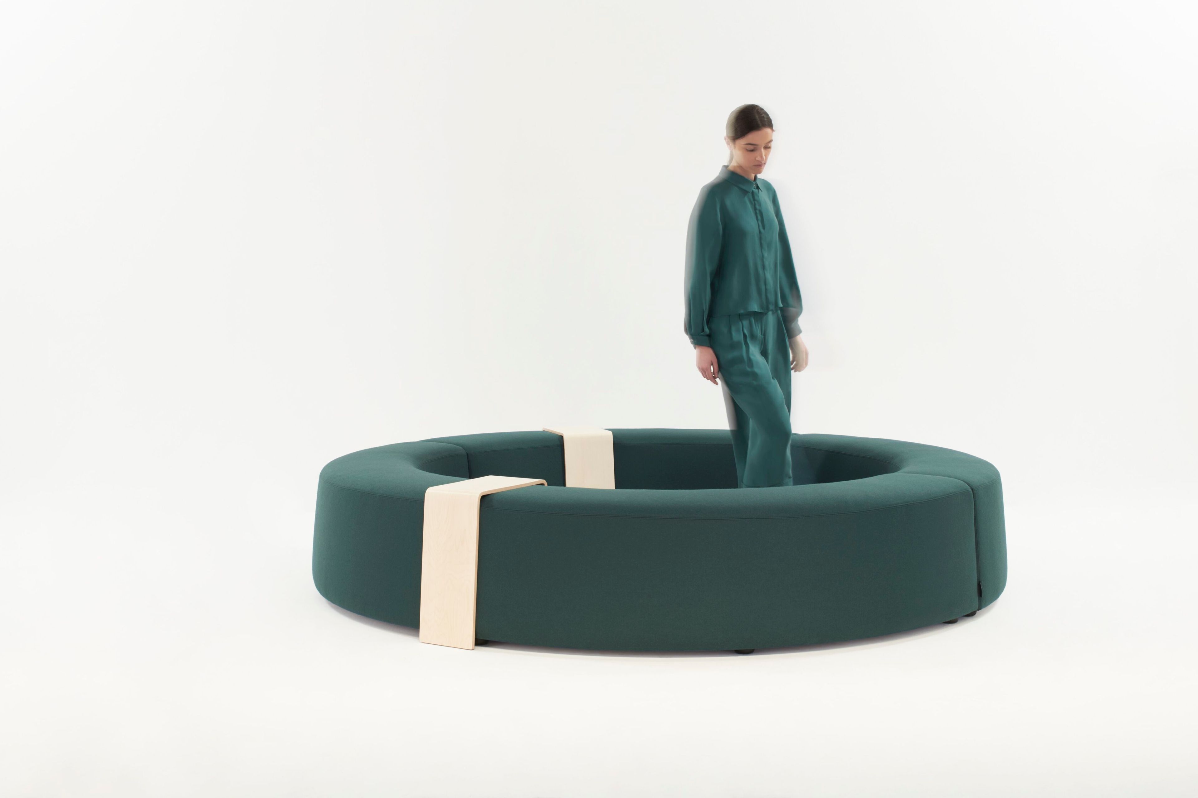 Модульная скамья из ткани Manerba Super Random ARCH-00152353 - Вид №10