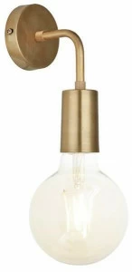 Industville Настенный светильник с несъемным кронштейном из латуни и стекла Sleek Sl-ewl-b