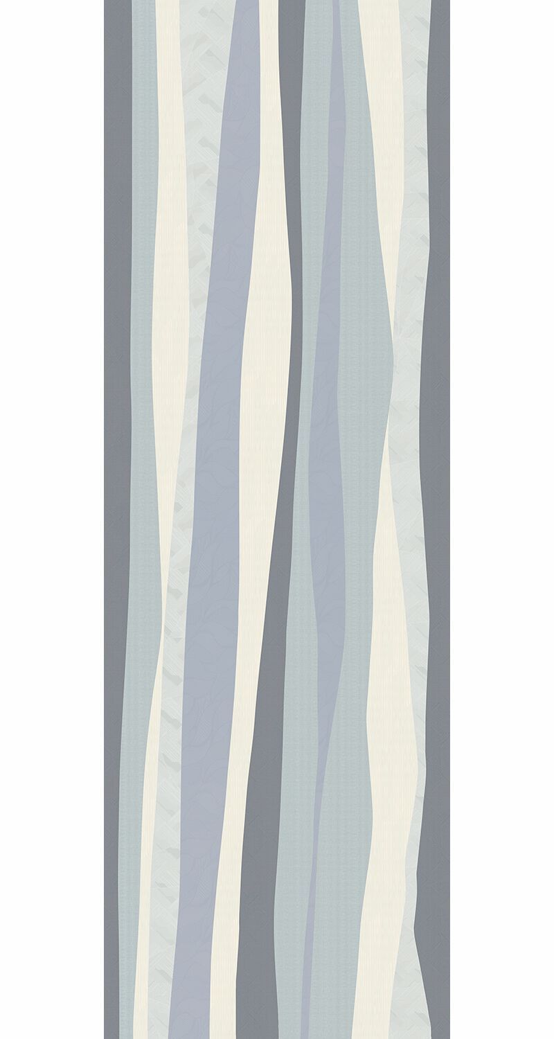 Ультратонкая алюминиевая декоративная панель Tecnografica WAVY STRIPES ARCH-00087370 - Вид №1