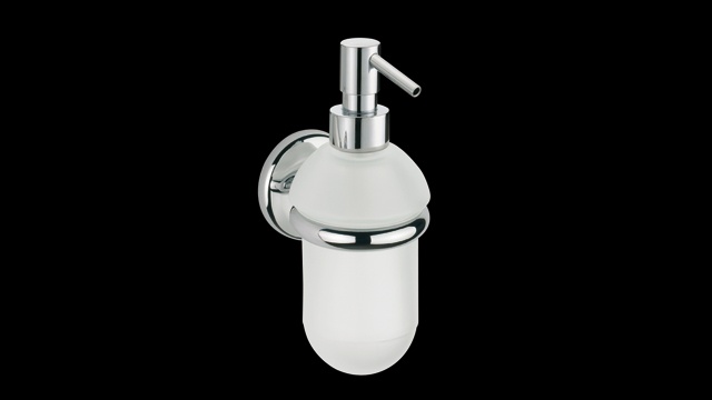 GH127 Дозатор для жидкого мыла, настенный, из матового стекла 0,275 л bagno&associati GRAND HOTEL