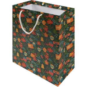 Пакет подарочный «Зеленый» 30х40 см