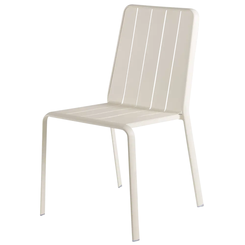 Стул Naterial Idaho 87x52 см алюминий цвет бежевый STLM-2099531