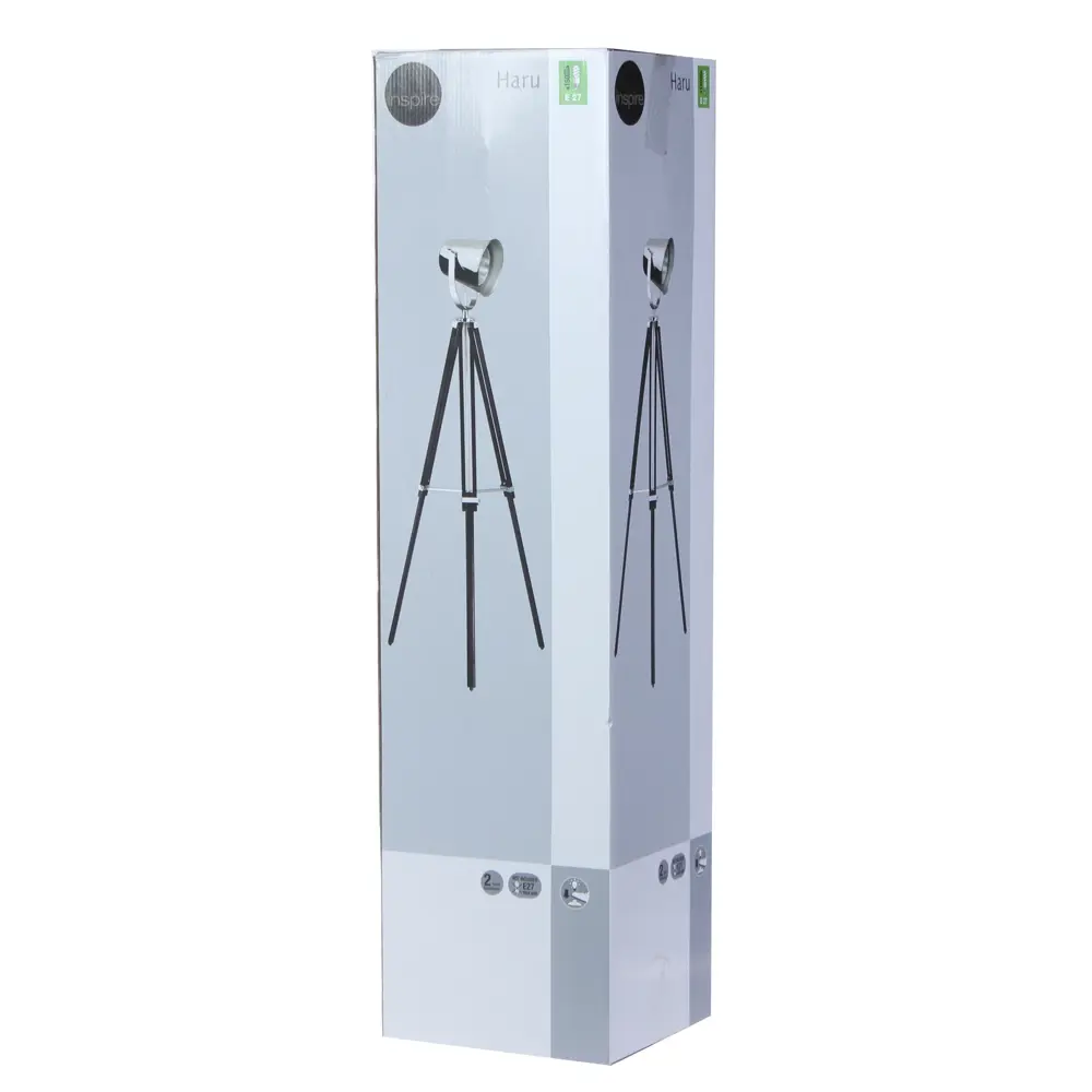 Торшер Haru 1xE27x60 Вт, цвет хром INSPIRE STLM-2021625 - Вид №3