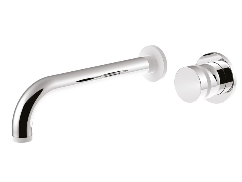 2 отверстия настенный однорычажный смеситель для раковины Rubinetteria Giulini MyRing ARCH-00041350