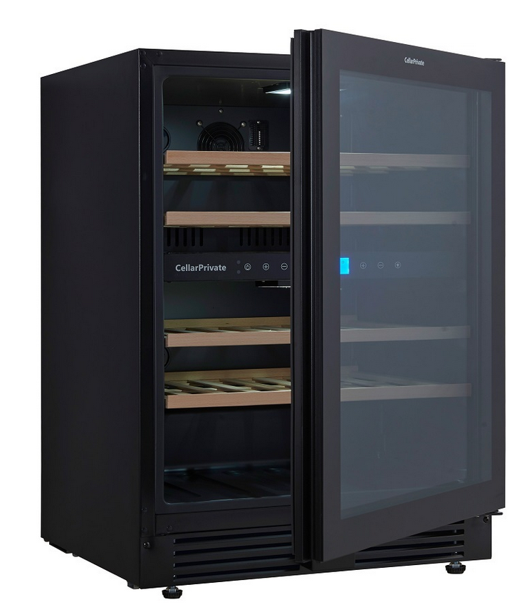 9049328 Винный шкаф Cellar Private CP043-2TBH черный STDN-0003655 - Вид №11