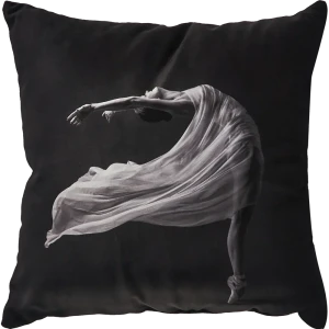 Декоративная подушка Seasons Танец 40x40 см цвет черно-белый