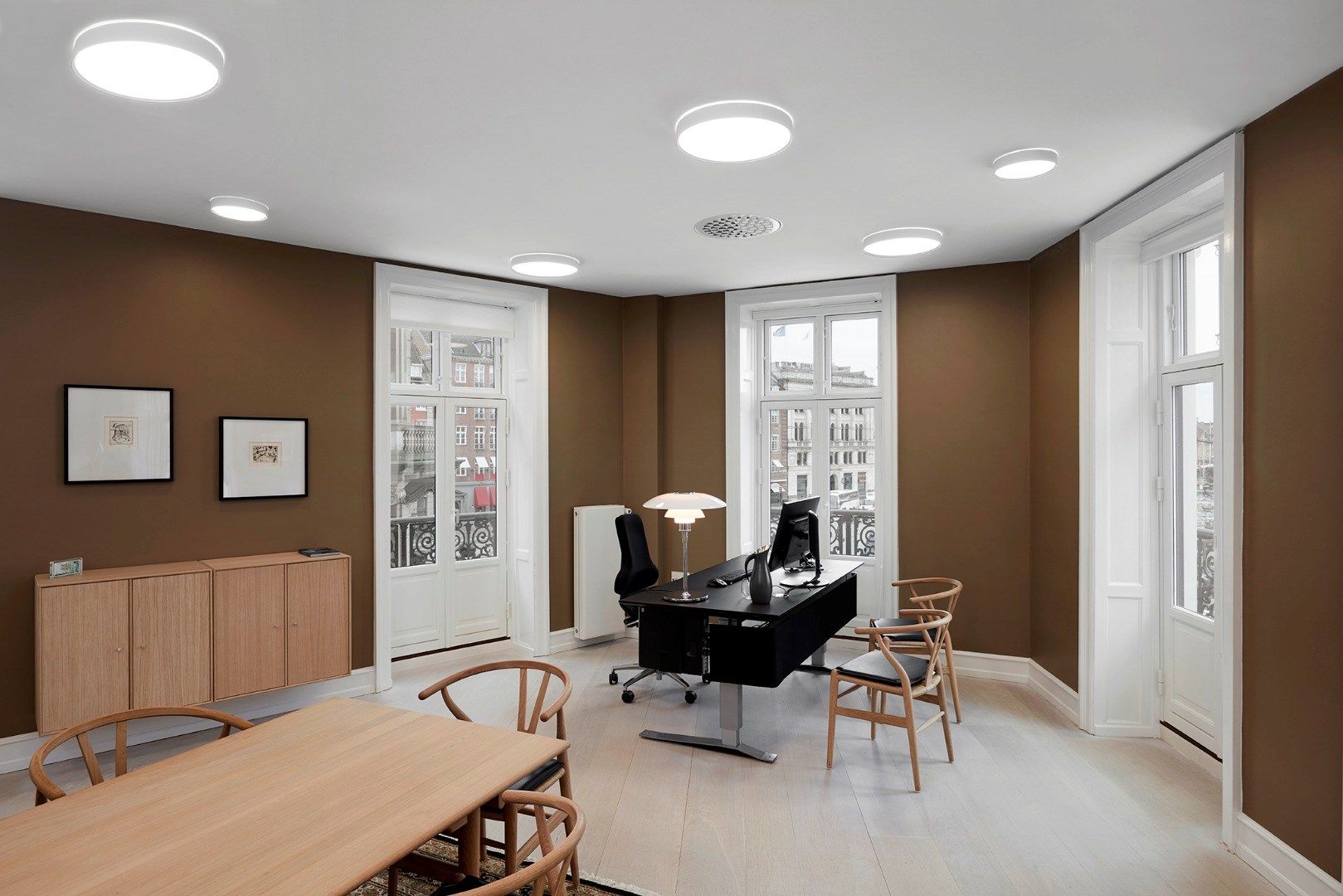 Настольная лампа из опалового стекла Ph PH 4½-3½ ARCH-00022234 - Вид №11