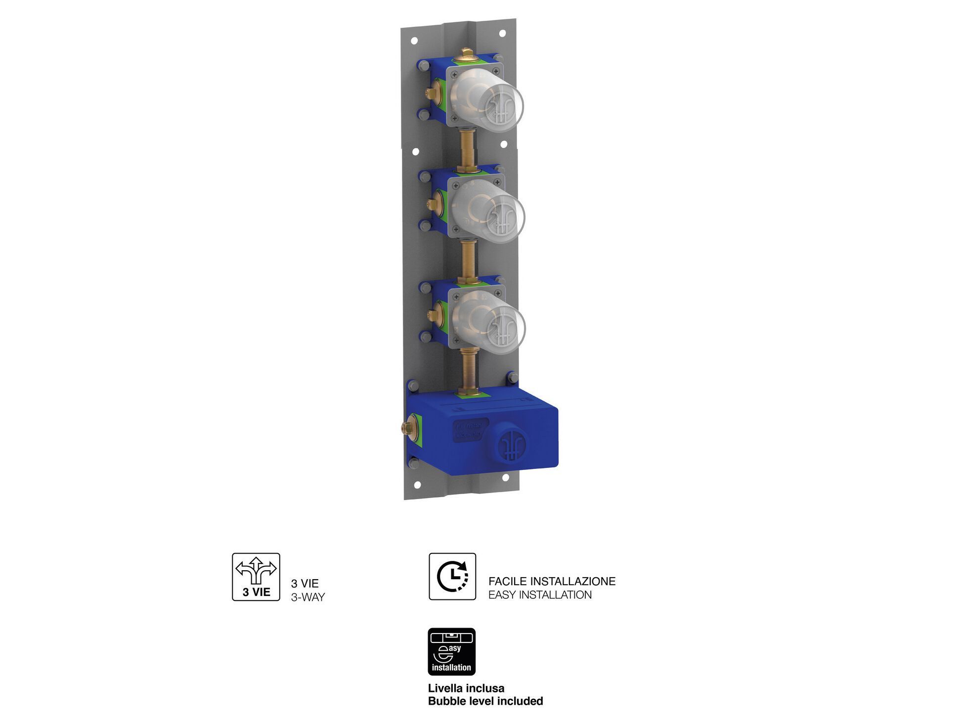 Встраиваемый корпус термостатического смесителя Rubinetterie Frattini 98760V3 ARCH-00049789 - Вид №1