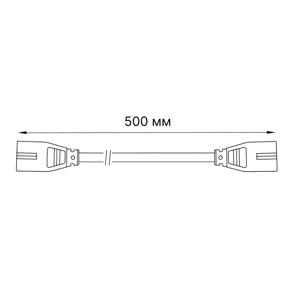 Соединительный кабель Volpe Q151 50 см цвет черный STLM-2011413 - Вид №3