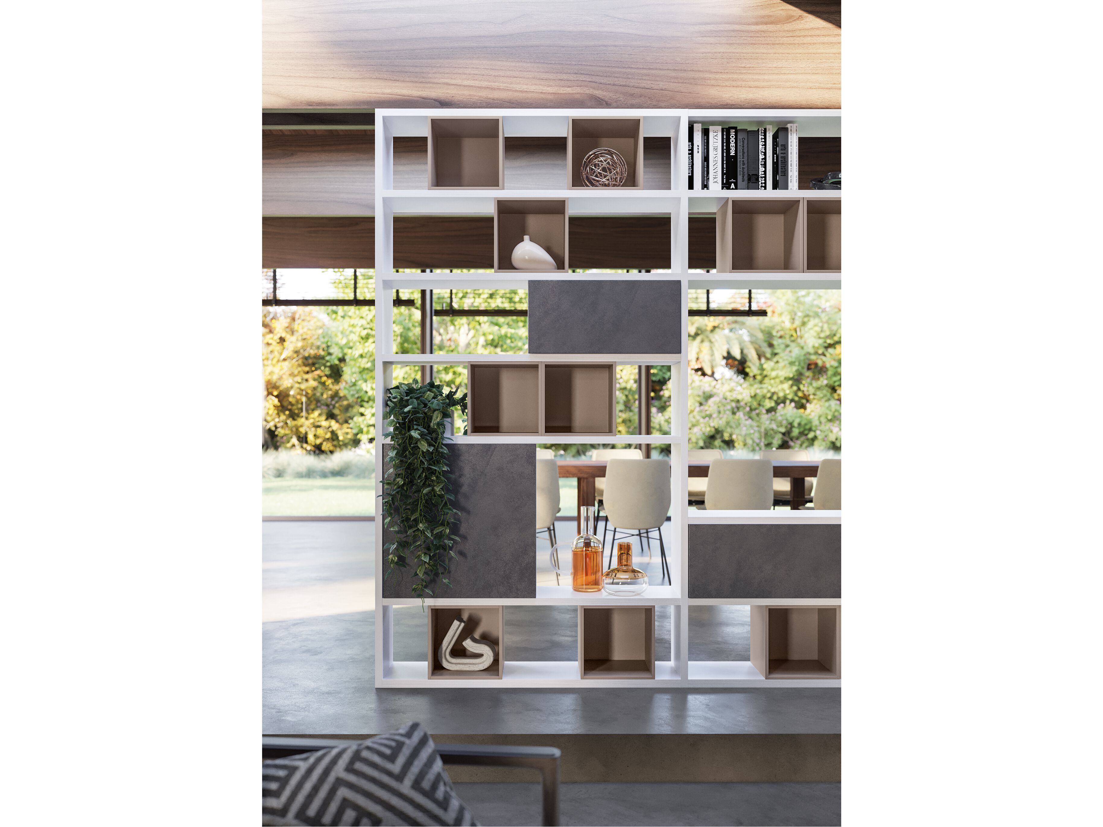 Двухсторонний книжный шкаф Giessegi LV730 ARCH-00016704