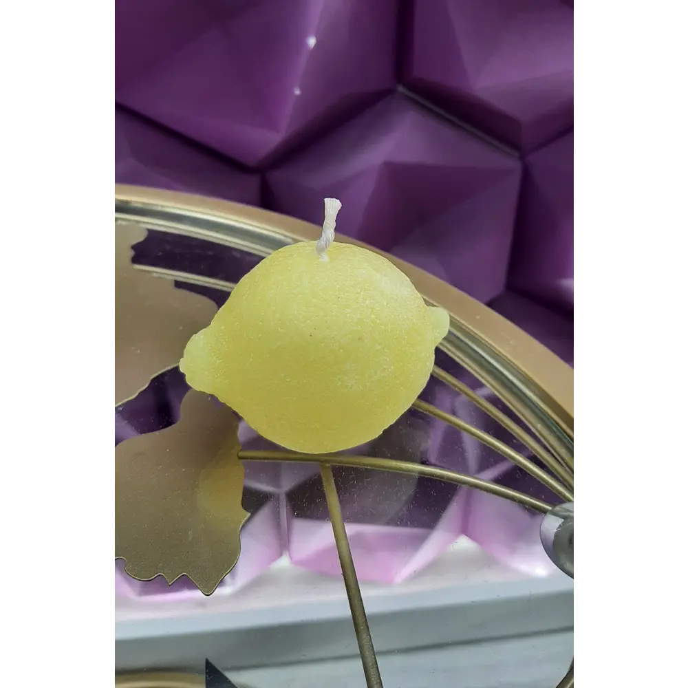 Свеча формовая Лимон желтая 5 см Santreyd STLM-2193714 - Вид №2