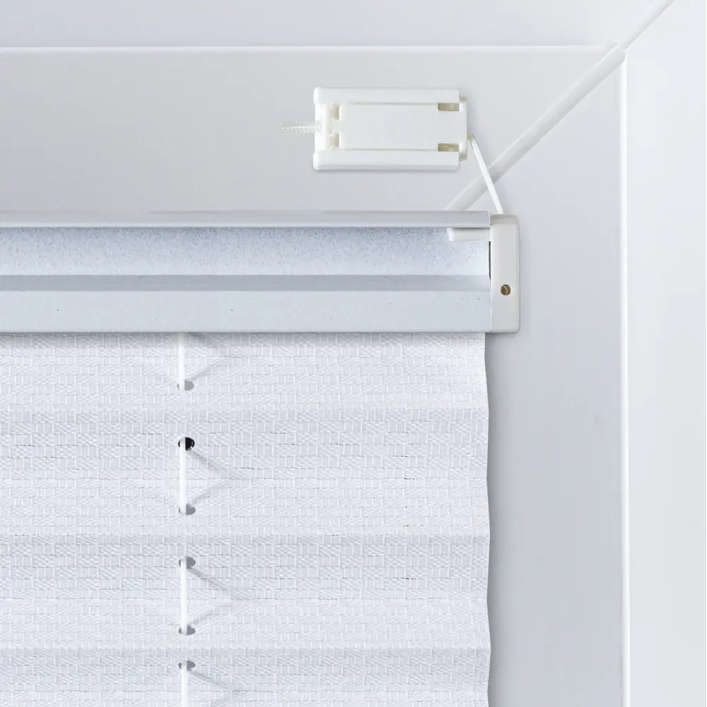 Штора плиссе 52x170 см жаккард белая Santreyd STLM-2047517 - Вид №1