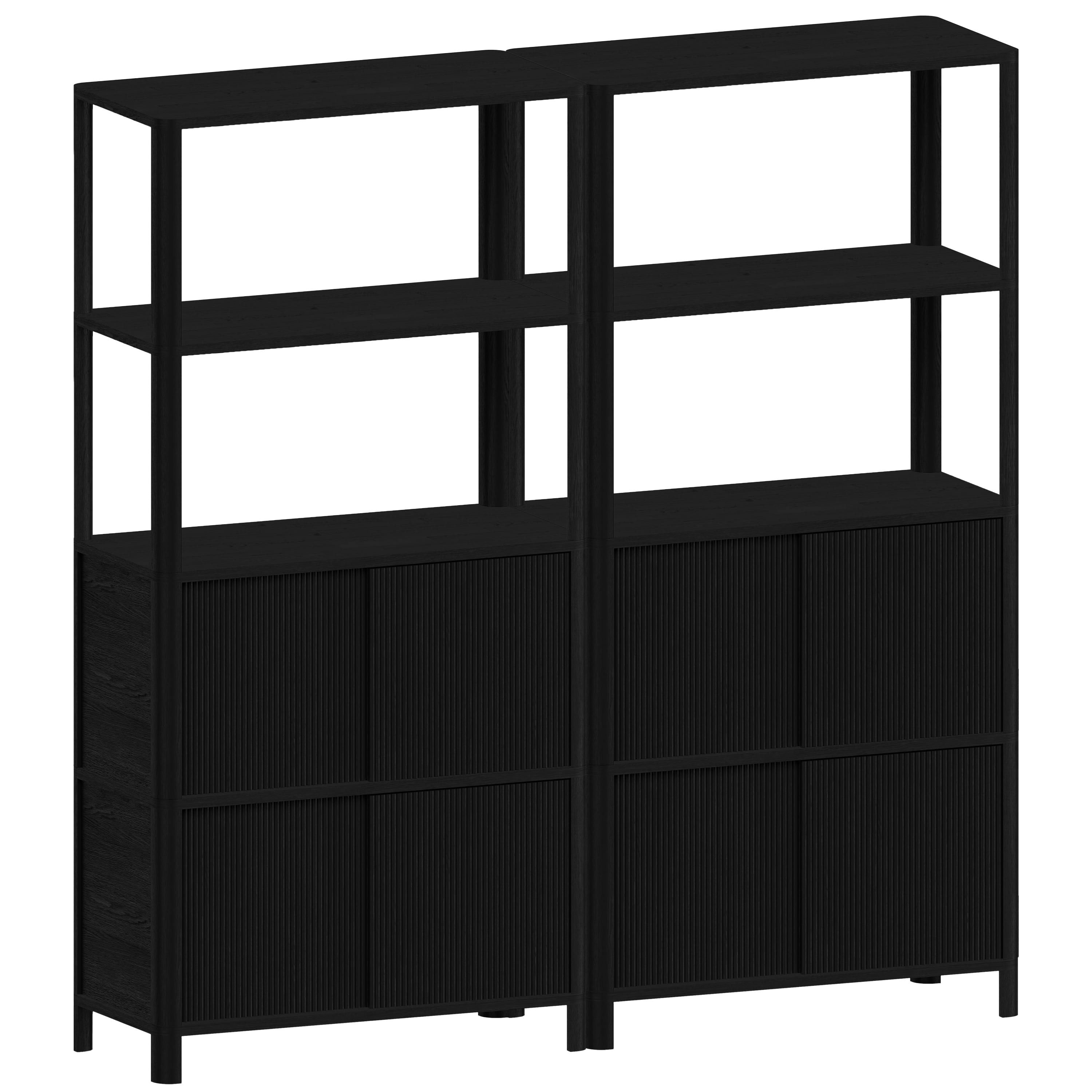 Модульный книжный шкаф из массива дерева Woodendot Cloe ARCH-00016781 - Вид №2