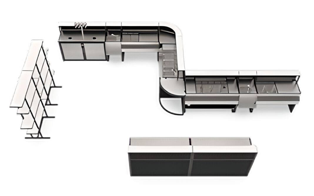 Барная стойка на заказ Station Deus® настройка ARCH-00126027 - Вид №1