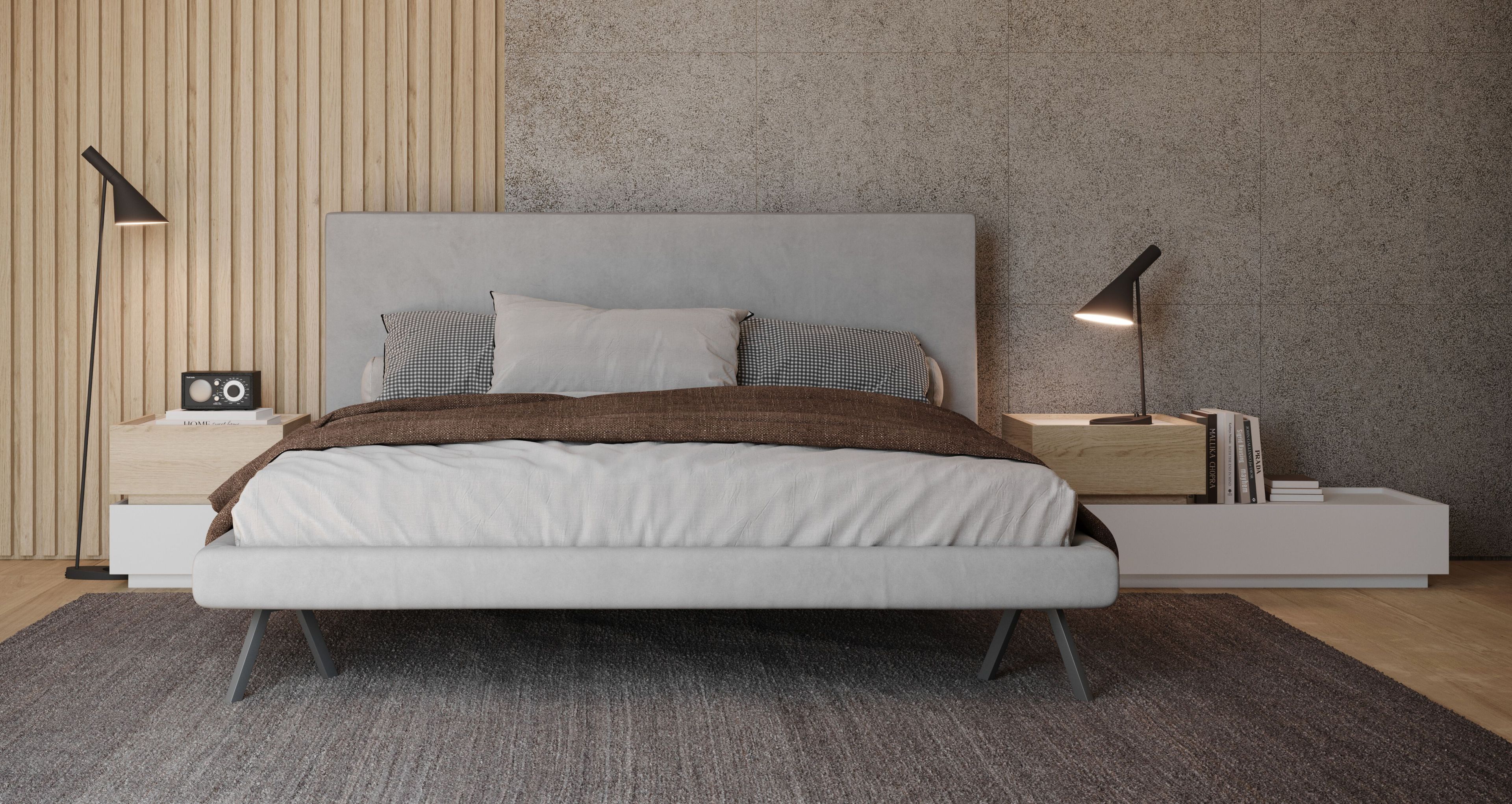 Кожаная двуспальная кровать Giessegi KUDO ARCH-00104599 - Вид №2