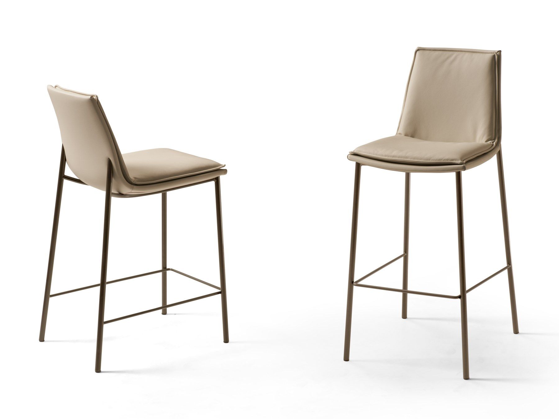 Высокий кожаный стул со спинкой EFORMA Lara ARCH-00007774 - Вид №1