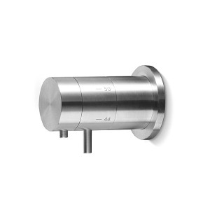 ONE111L Термостатический смеситель на 1 поток с регулировкой температуры Linki ONE, Полированная сталь
