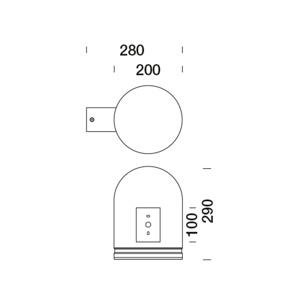 8446719 Подсветка стены Platek BALI Applique  BALI Applique applique - LED 3000K Street optic  - Вид №6