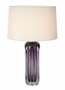 Настольная лампа Base Clover от RVAstley 5815 RVASTLEY ВАЗА 062007 Белый;прозрачный;фиолетовый