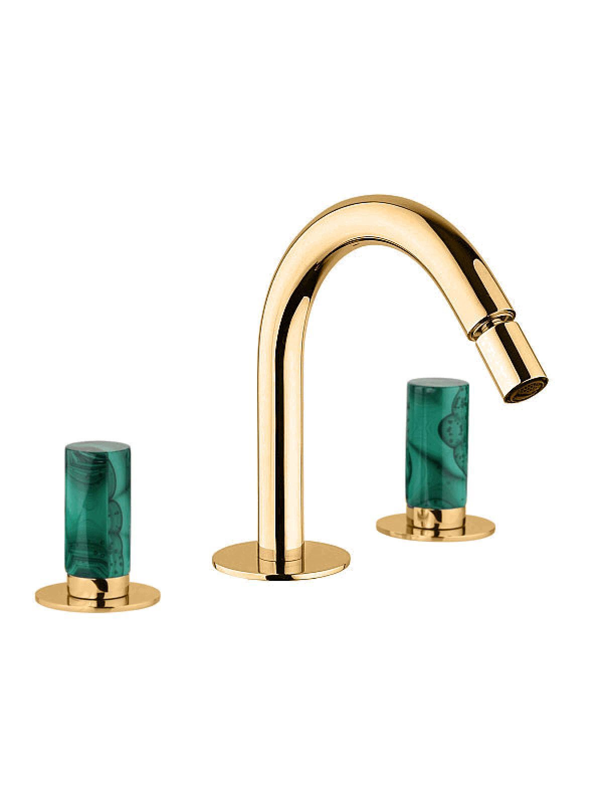 Смеситель для биде с 3 отверстиями и отдельными розетками Rubinetterie Frattini Pepe XL ARCH-00032699 - Вид №7