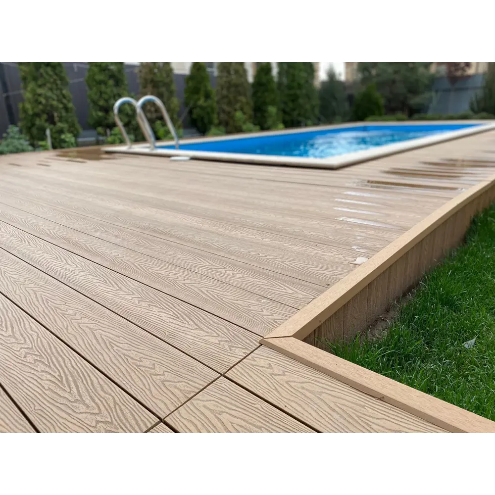 Террасная доска ДПК CM Decking Nature цвет Дуб 3000x135x25 мм двусторонняя вельвет/структура дерева 0.405 м² STLM-2026329 - Вид №10