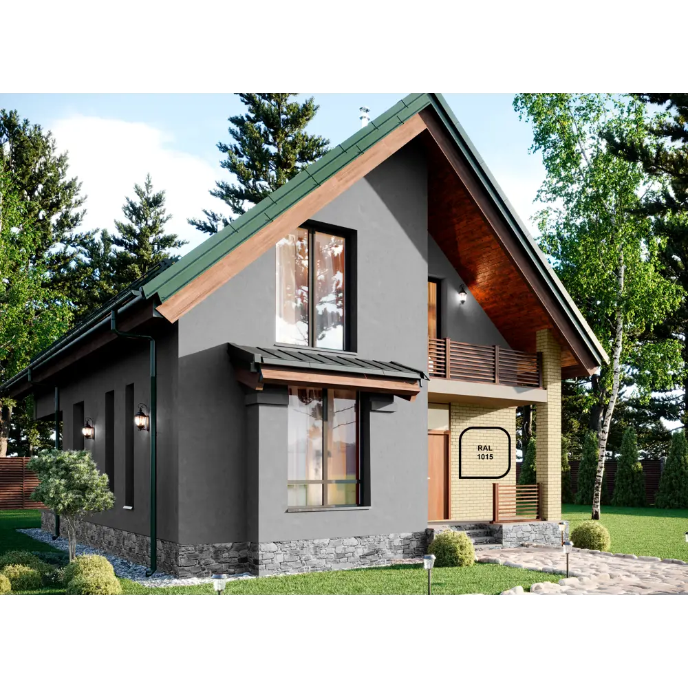 Фасадная краска Jobi Siloxanfassad с эффектом декоративной штукатурки 87003744 STLM-1412871 - Вид №3