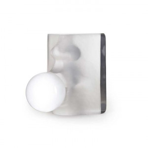 63070 Скульптура "Пузырь", белая/серая матовая, 150 мм. Maleras