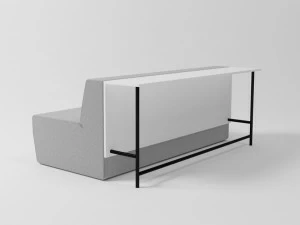Grado Design 2-местный тканевый диван со столешницей Modo Mod-sf-2st