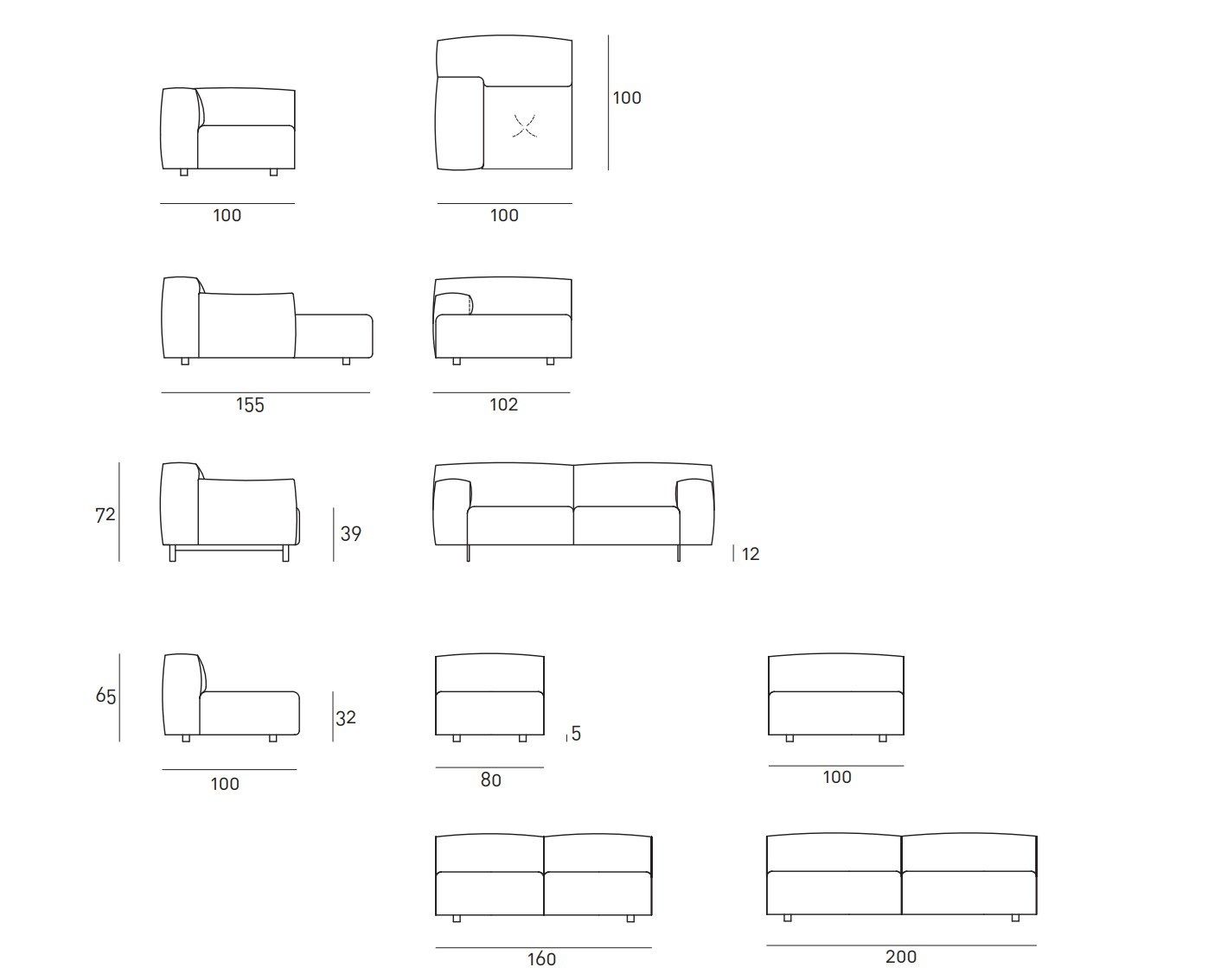Съемный диван Living Divani Wall ARCH-00104480 - Вид №9