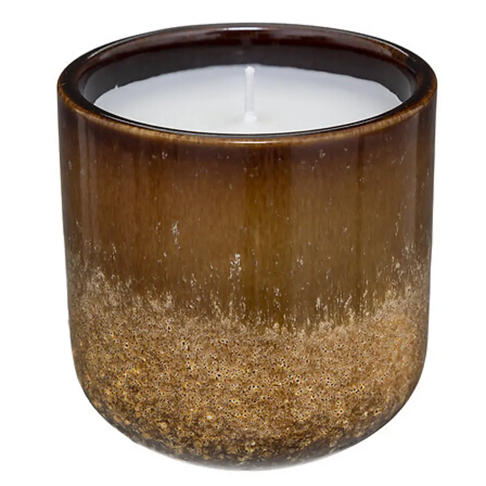 Свеча в керамическом подсвечнике Atmosphera Цитрон коричнево-синяя 9.3 см STLM-2036135 - Вид №5