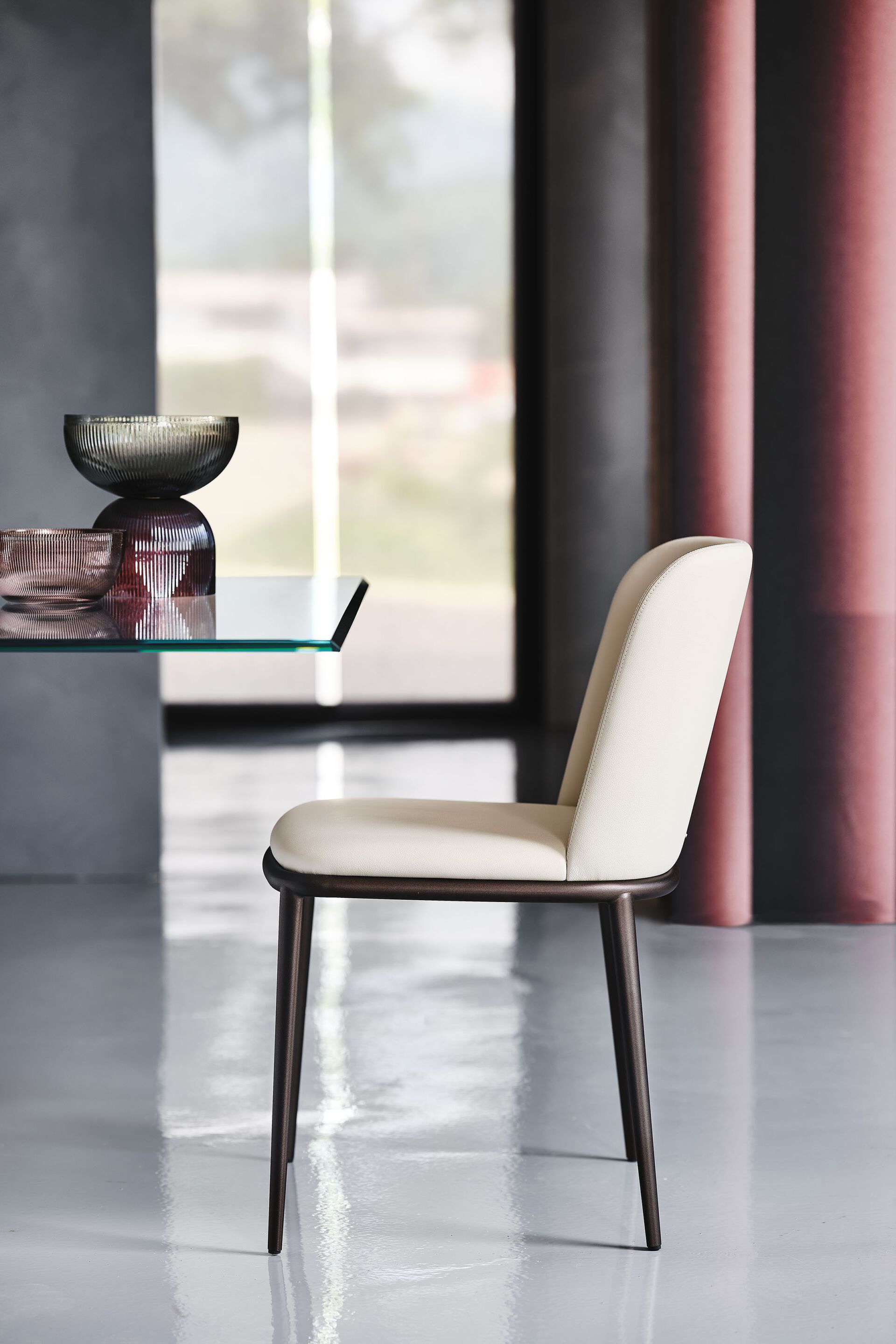 Кожаный мягкий стул Cattelan italia Magda ARCH-00088964 - Вид №5