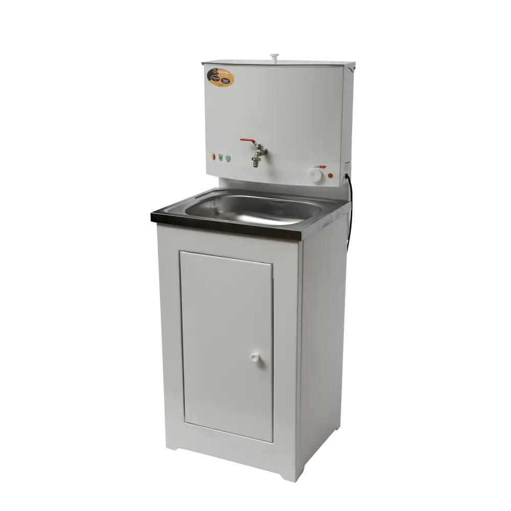 Умывальник дачный Вихрь с подогревом нержавеющая мойка белый STLM-2070460