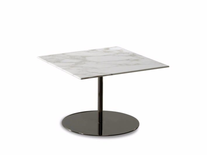 Мраморный квадратный журнальный столик Minotti BELLAGIO ARCH-00076636