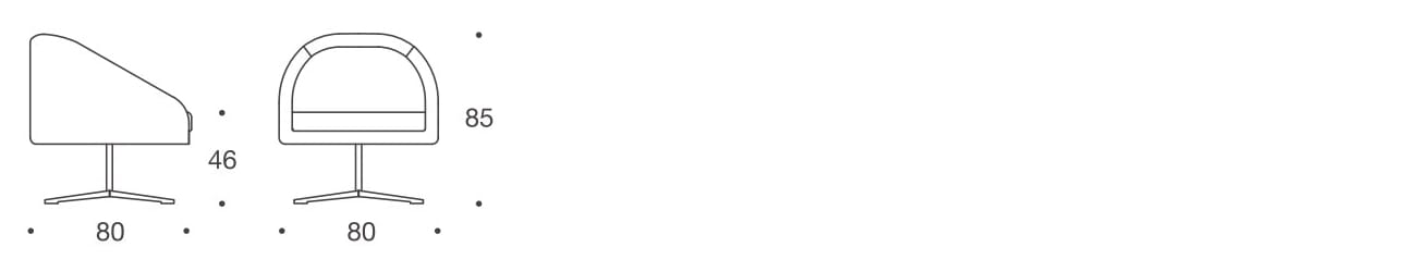 Бархатное спицевое вращающееся кресло VALENTINI Margot ARCH-00103503 - Вид №1