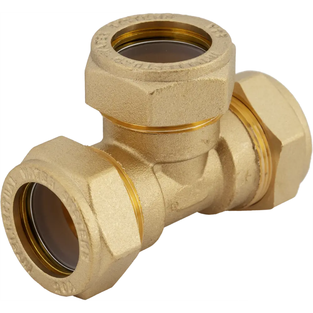 Тройник обжимной Stahlmann 3/4 дюйма для систем водоснабжения 82650032 STLM-0032859