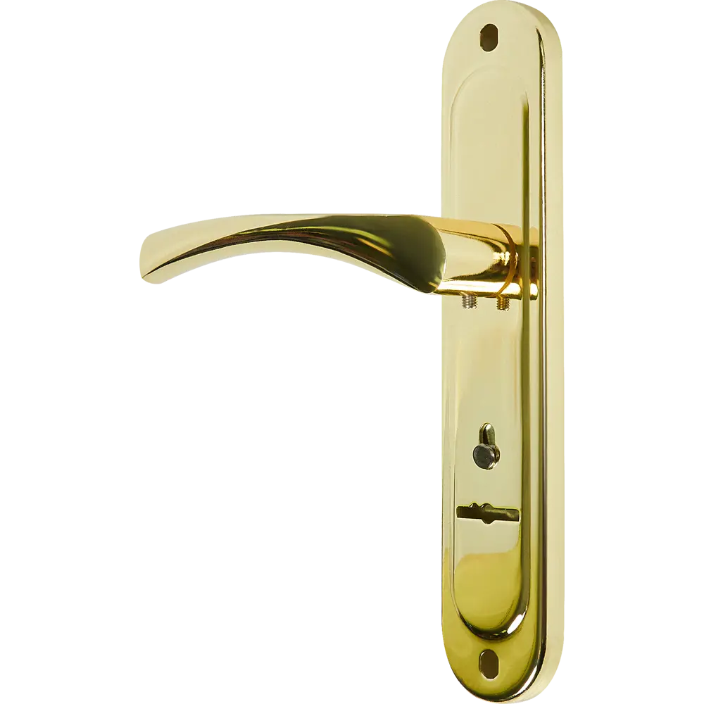 Дверная ручка APECS Гардиан 1011 с золотым покрытием 83577633 STLM-0041998