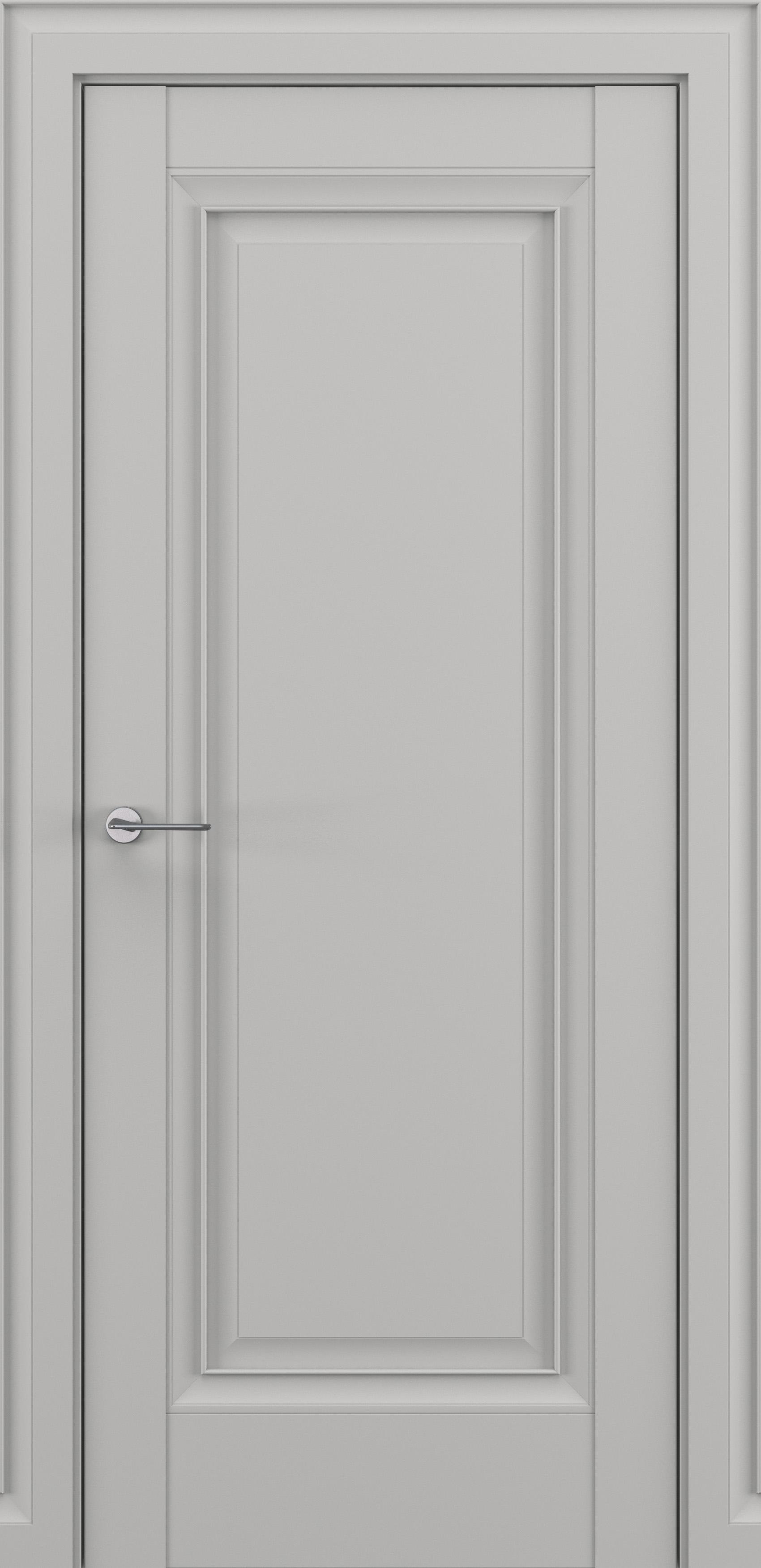 90399557 Межкомнатная дверь Classic Baguette Неаполь ПГ B1 35х700х2000 серый матовый STLM-0214582 ZADOOR