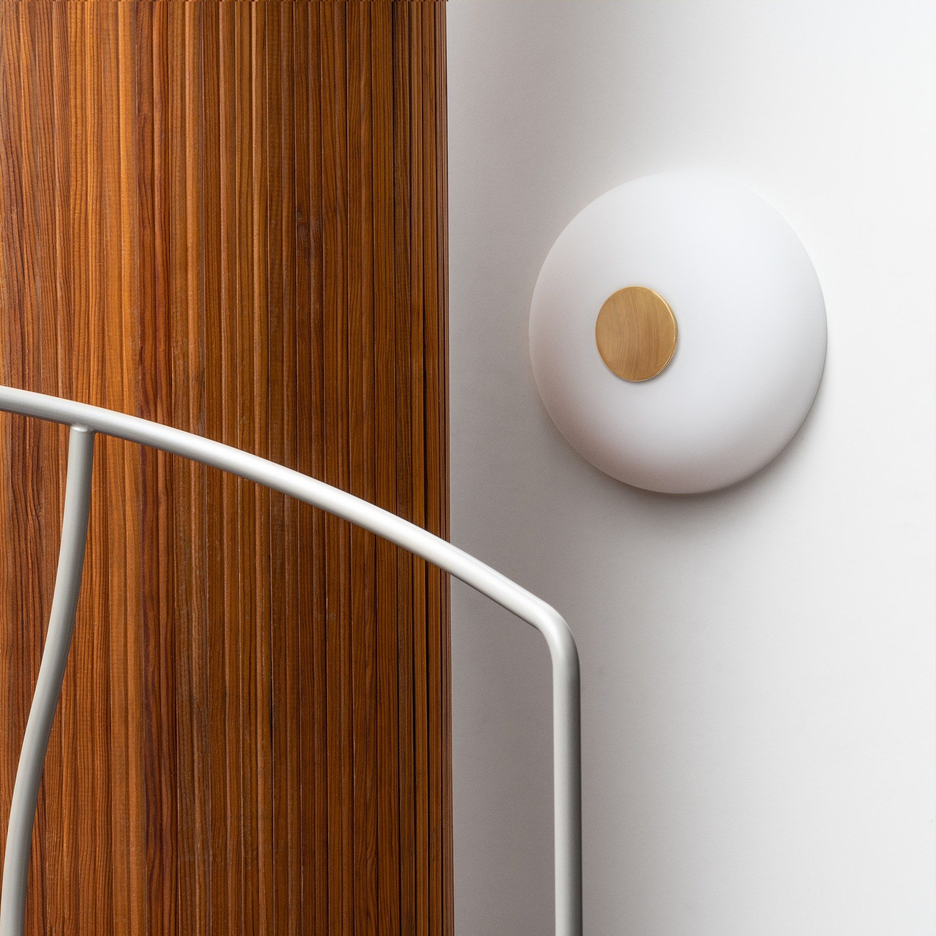 Светодиодный настенный светильник из опалового стекла FontanaArte Tropico ARCH-00119605 - Вид №13