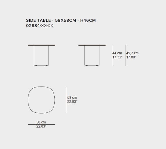 Низкий круглый садовый столик TRIBÙ Seren ARCH-00131155 - Вид №13