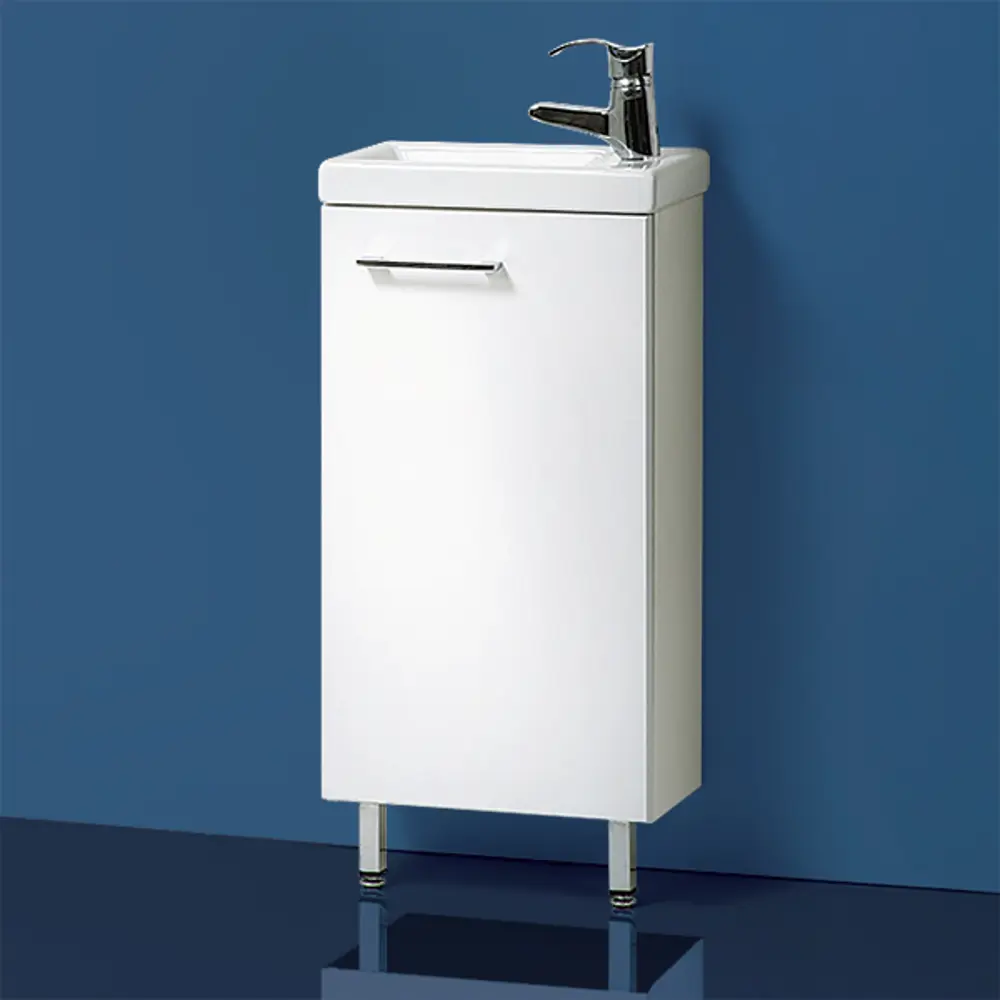 17114291 Тумба под раковину Акваль Паола 40 см напольная цвет белый STLM-0007517 - Вид №5