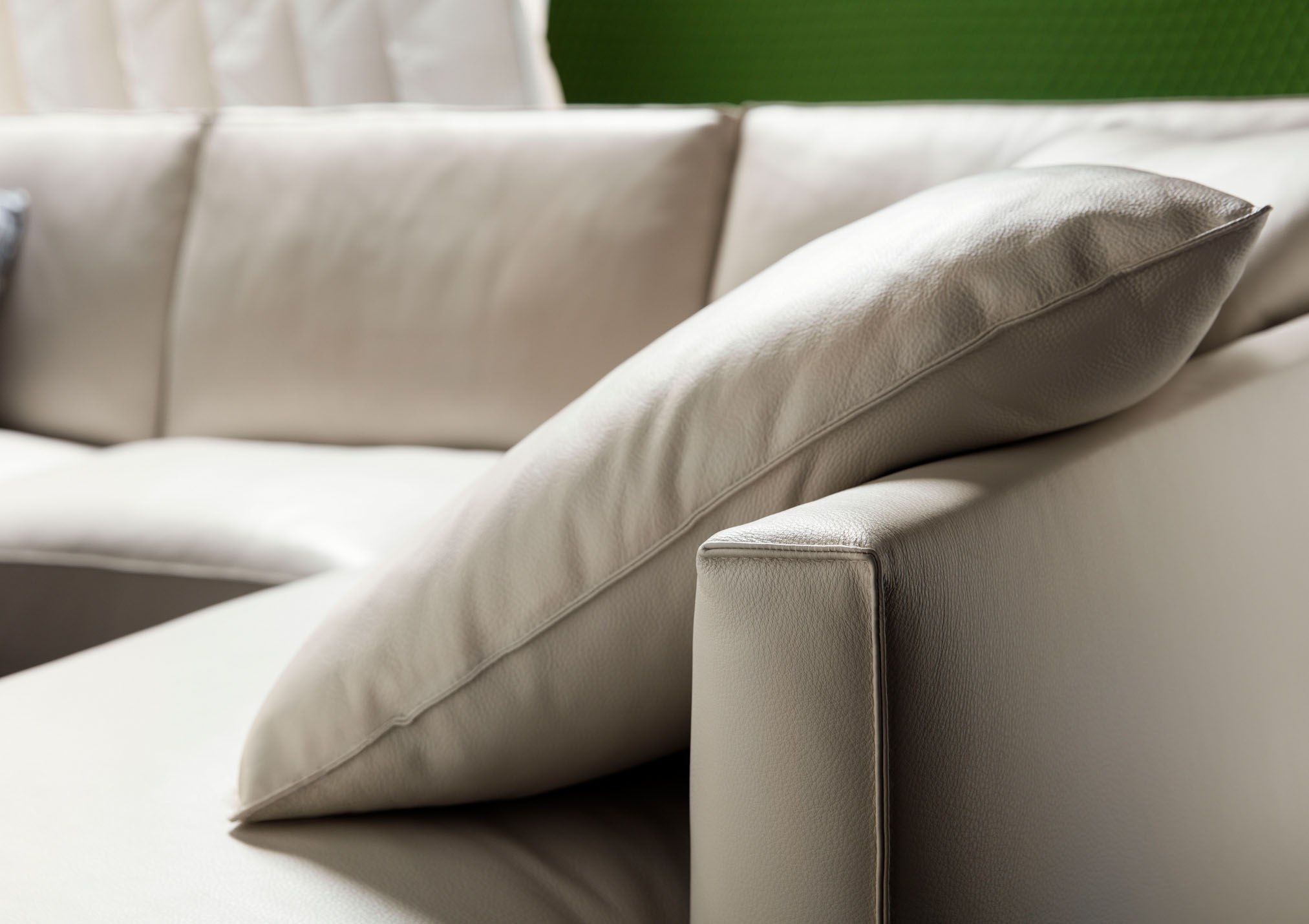 Кожаный диван с полуостровом BertO TIME BREAK ARCH-00031952 - Вид №3