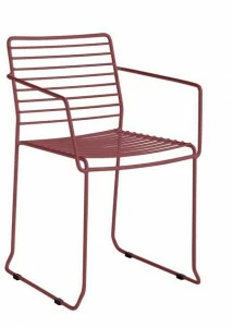 iSimar Садовый стул из оцинкованной стали с подлокотниками Tarifa 8027