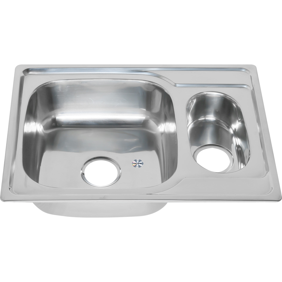 Мойка 6950S U MELANA 0,6/160 1,5-я чаша врезная прямоугольная с сифоном (227S t *10) 227S t (*10)