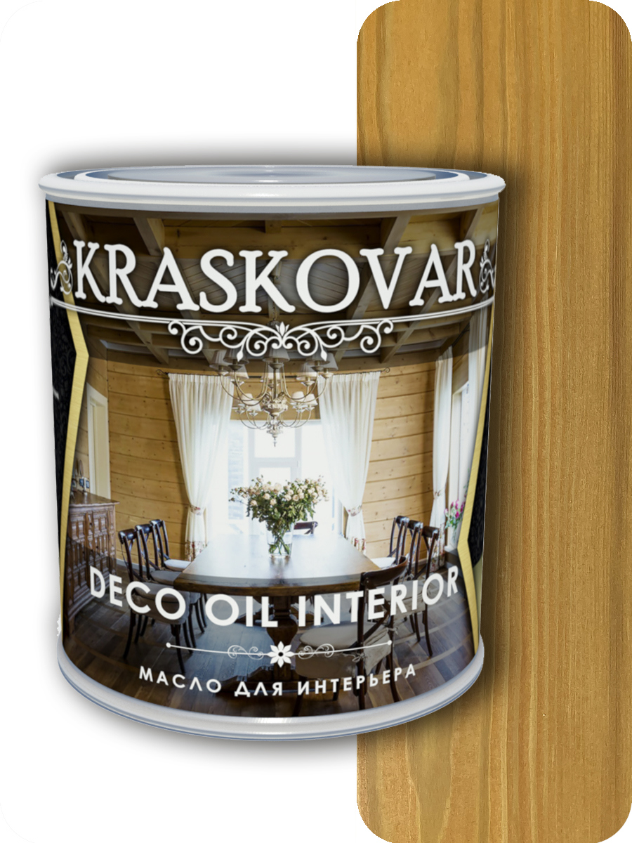 90234457 Масло для интерьера Deco Oil Interior Бук 0.75 л STLM-0142607 KRASKOVAR