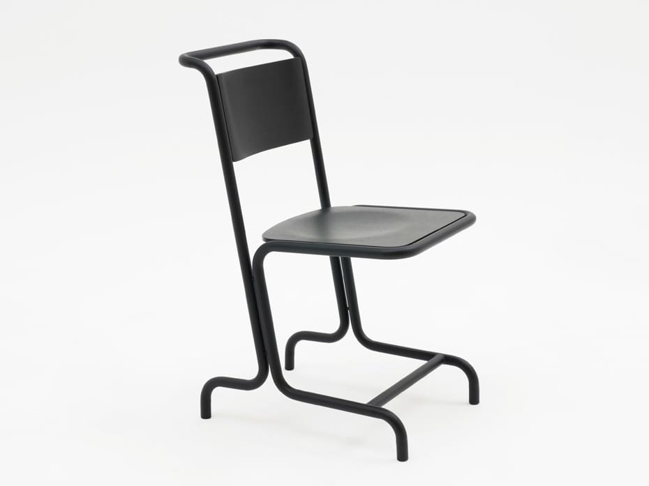 Стул из стали и дерева Atelier Haußmann LASZLO ARCH-00066775