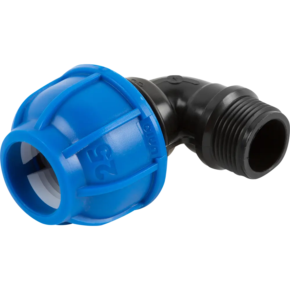 ПОЛИТЭК Отвод 90° для полиэтиленовых труб 3/4"x25 мм 13503715 STLM-0003241