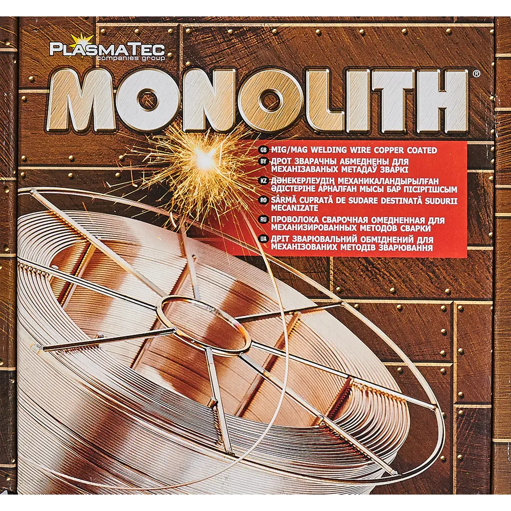 Проволока сварочная омедненная ER70S-6 Mobolith 0.8 мм 1 кг Monolith STLM-2169237 - Вид №2