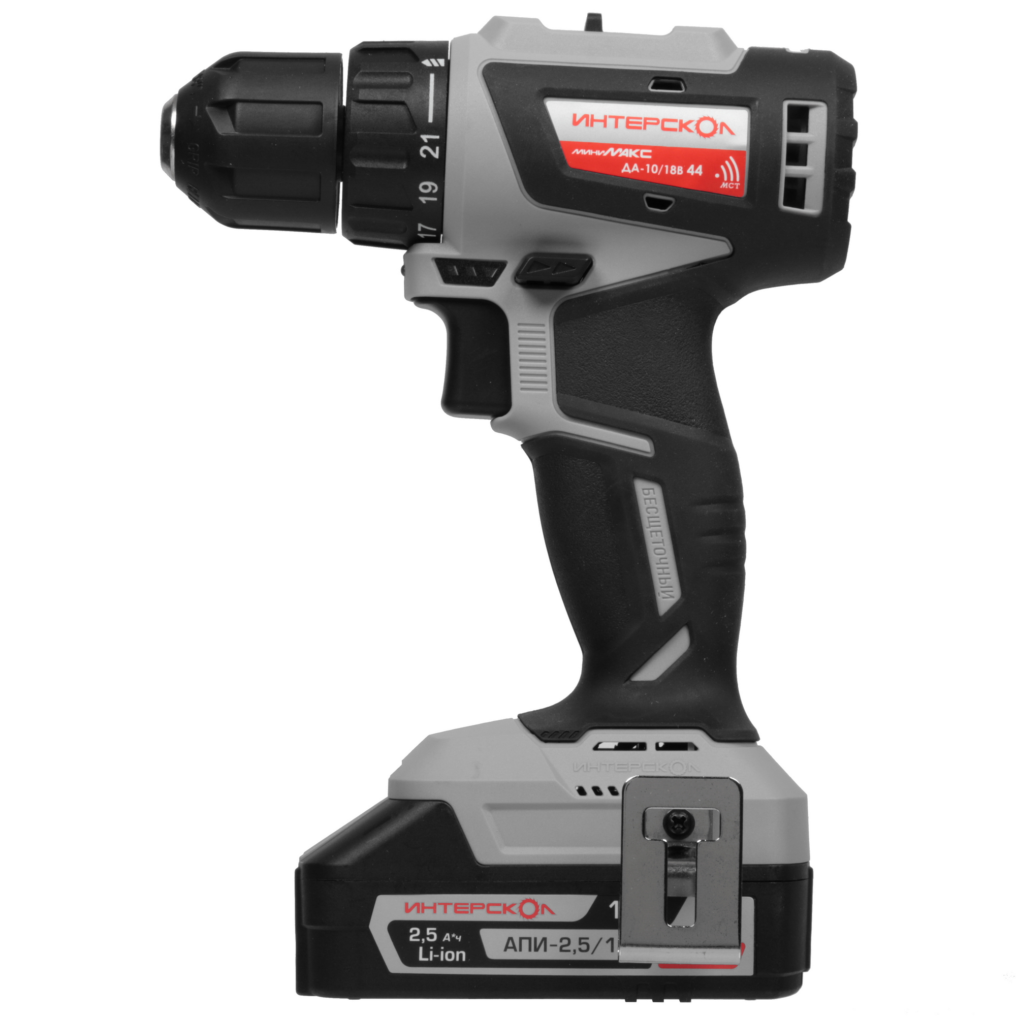Дрель-шуруповерт Интерскол ДА-10/18В 44 МиниМАКС 5623571 STDN-0069762 - Вид №1
