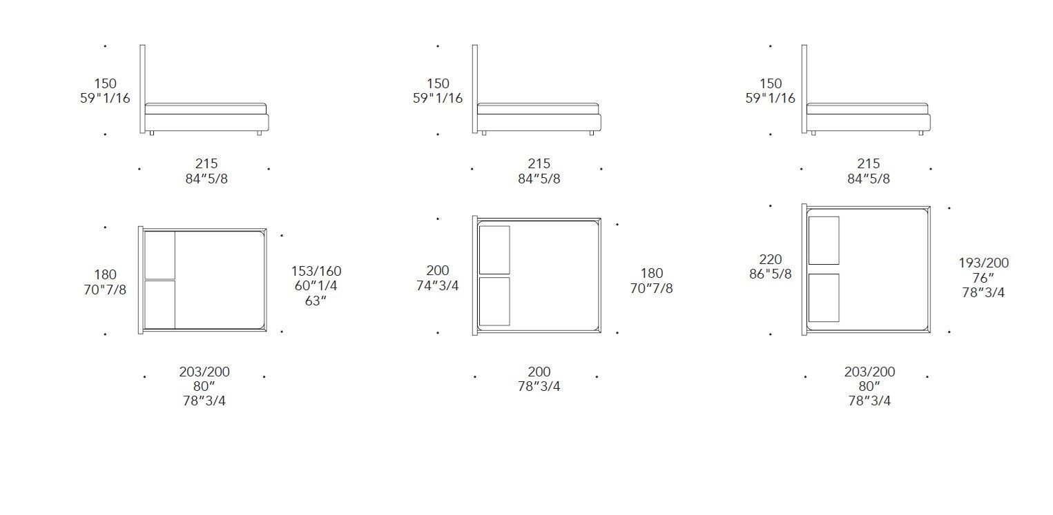Кожаная мягкая кровать со встроенным освещением REFLEX Oh ARCH-00127326 - Вид №2